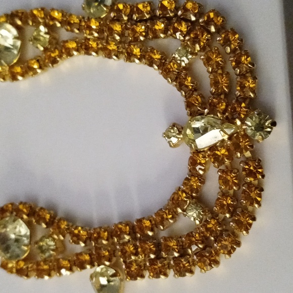 Vintage Rhinestone Choker - Picture 5 of 6